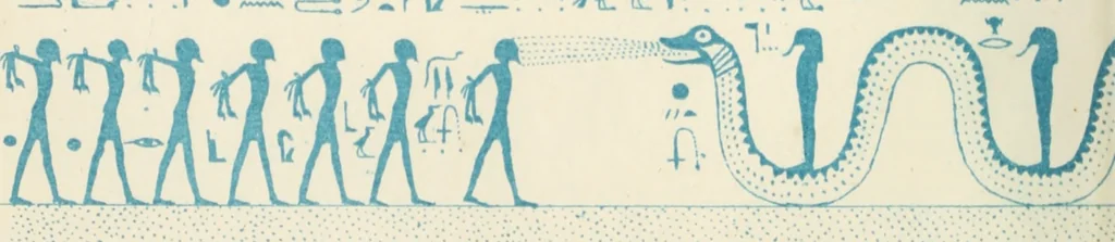 An illustration from The alabaster sarcophagus of Oimeneptah I., king of Egypt : now in Sir John Soane's Museum, Lincoln's Inn Fields, 1864, leaf 111