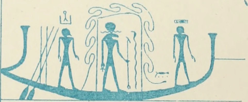An illustration from The alabaster sarcophagus of Oimeneptah I., king of Egypt : now in Sir John Soane's Museum, Lincoln's Inn Fields, 1864, leaf 116