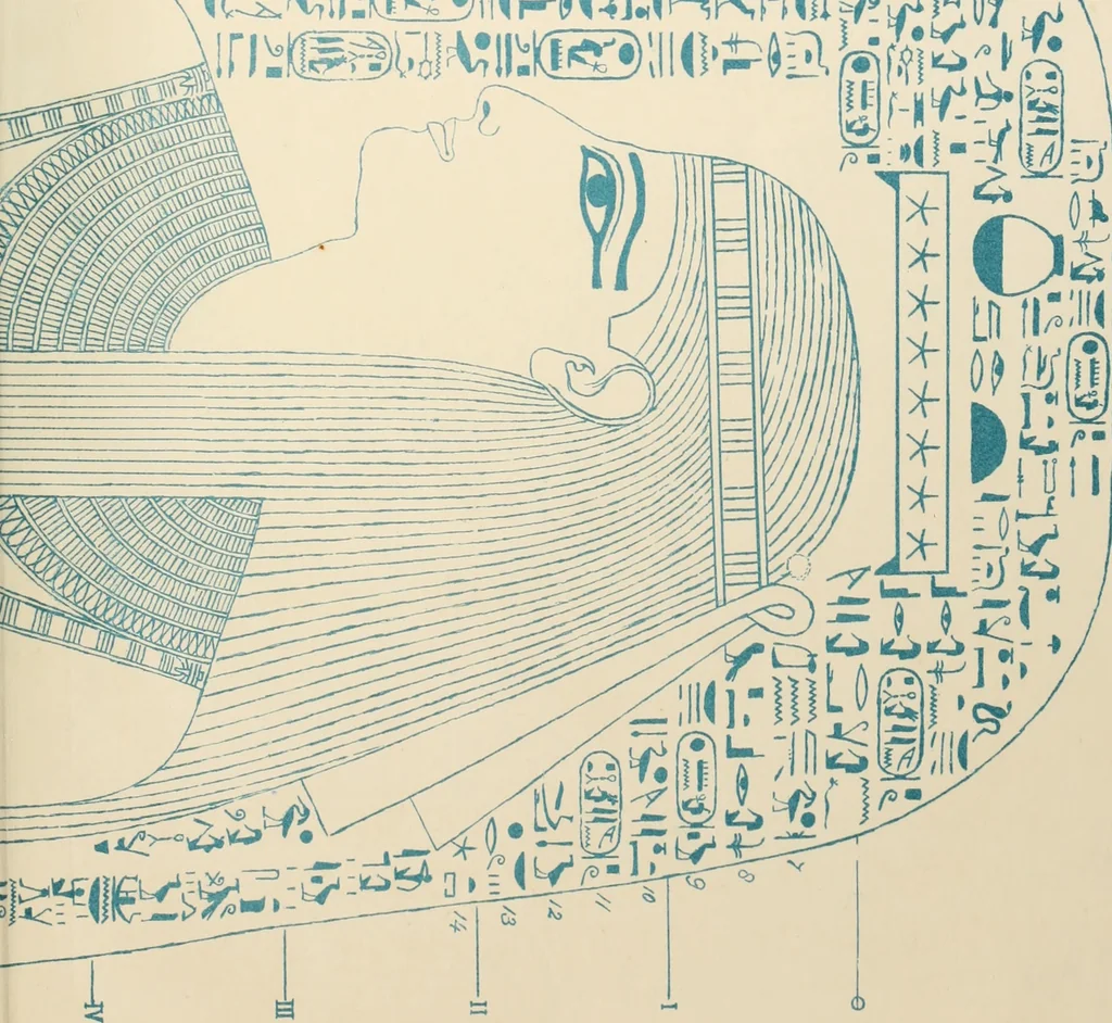 An illustration from The alabaster sarcophagus of Oimeneptah I., king of Egypt : now in Sir John Soane's Museum, Lincoln's Inn Fields, 1864, leaf 120