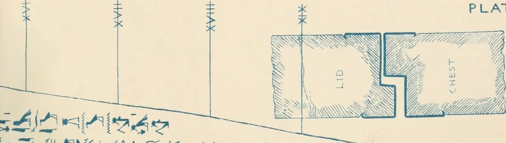 An illustration from The alabaster sarcophagus of Oimeneptah I., king of Egypt : now in Sir John Soane's Museum, Lincoln's Inn Fields, 1864, leaf 124