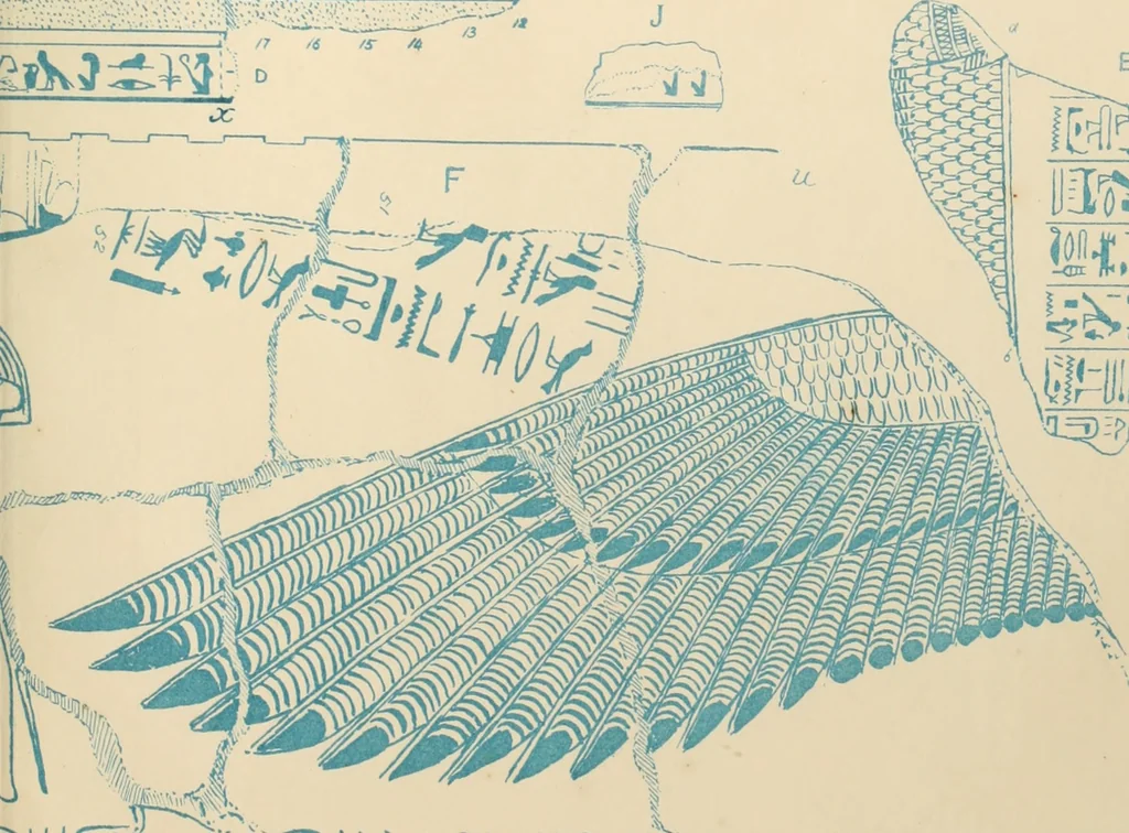 An illustration from The alabaster sarcophagus of Oimeneptah I., king of Egypt : now in Sir John Soane's Museum, Lincoln's Inn Fields, 1864, leaf 128