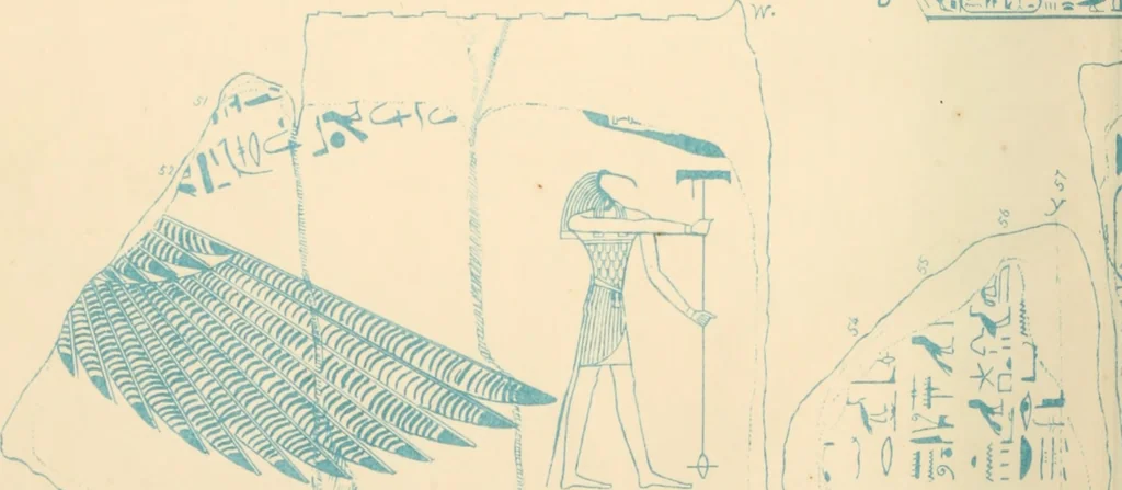An illustration from The alabaster sarcophagus of Oimeneptah I., king of Egypt : now in Sir John Soane's Museum, Lincoln's Inn Fields, 1864, leaf 131