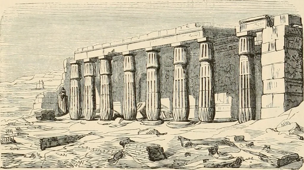 An illustration from The alabaster sarcophagus of Oimeneptah I., king of Egypt : now in Sir John Soane's Museum, Lincoln's Inn Fields, 1864, leaf 20
