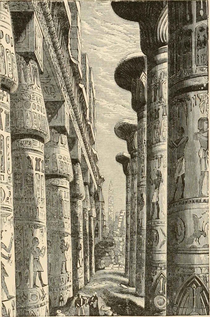An illustration from The alabaster sarcophagus of Oimeneptah I., king of Egypt : now in Sir John Soane's Museum, Lincoln's Inn Fields, 1864, leaf 22