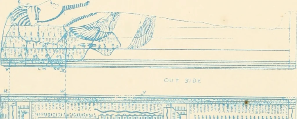 An illustration from The alabaster sarcophagus of Oimeneptah I., king of Egypt : now in Sir John Soane's Museum, Lincoln's Inn Fields, 1864, leaf 59