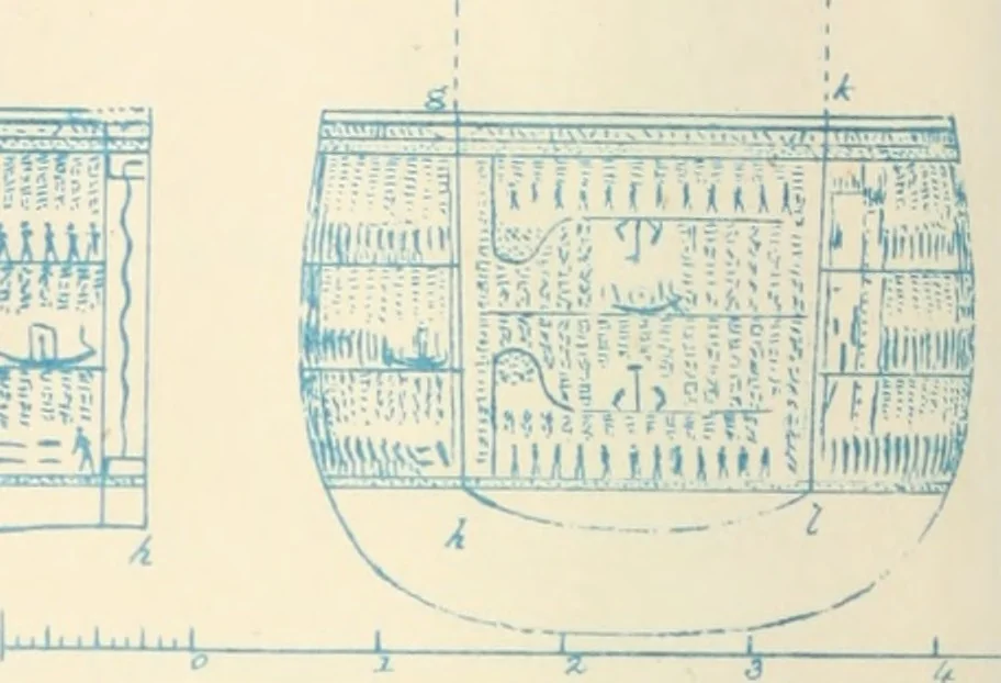 An illustration from The alabaster sarcophagus of Oimeneptah I., king of Egypt : now in Sir John Soane's Museum, Lincoln's Inn Fields, 1864, leaf 59