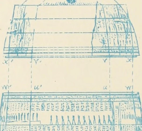 An illustration from The alabaster sarcophagus of Oimeneptah I., king of Egypt : now in Sir John Soane's Museum, Lincoln's Inn Fields, 1864, leaf 60
