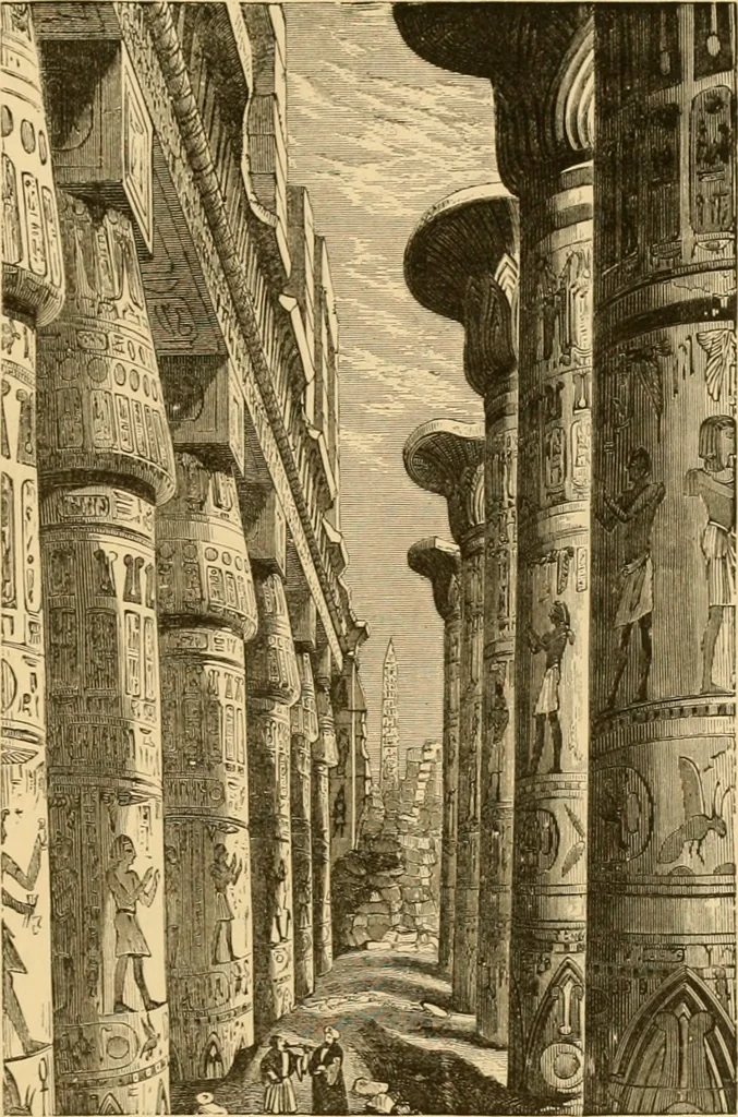 An illustration from The alabaster sarcophagus of Oimeneptah I., King of Egypt : now in Sir John Soane's Museum, Lincoln's Inn Fields, 1864, leaf 20