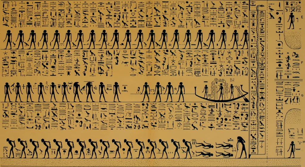 An illustration from The alabaster sarcophagus of Oimeneptah I., King of Egypt : now in Sir John Soane's Museum, Lincoln's Inn Fields, 1864, leaf 62