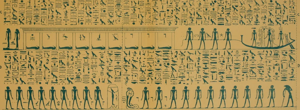 An illustration from The alabaster sarcophagus of Oimeneptah I., King of Egypt : now in Sir John Soane's Museum, Lincoln's Inn Fields, 1864, leaf 70