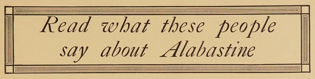 An illustration from The Alabastine book, 1910, leaf 15