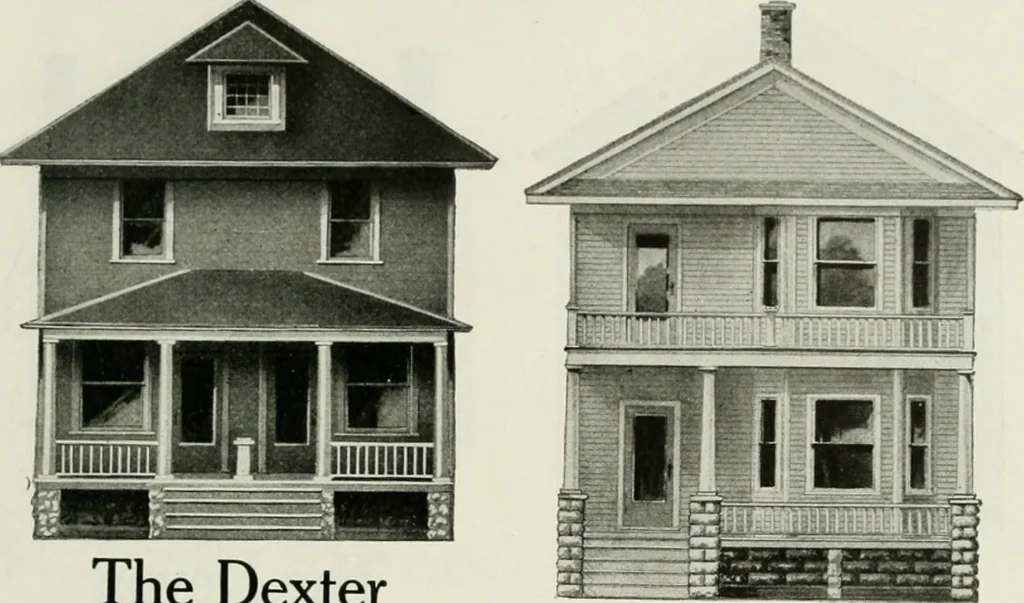 An illustration from Aladdin homes : "built in a day" Catalog no. 29, 1917, leaf 100