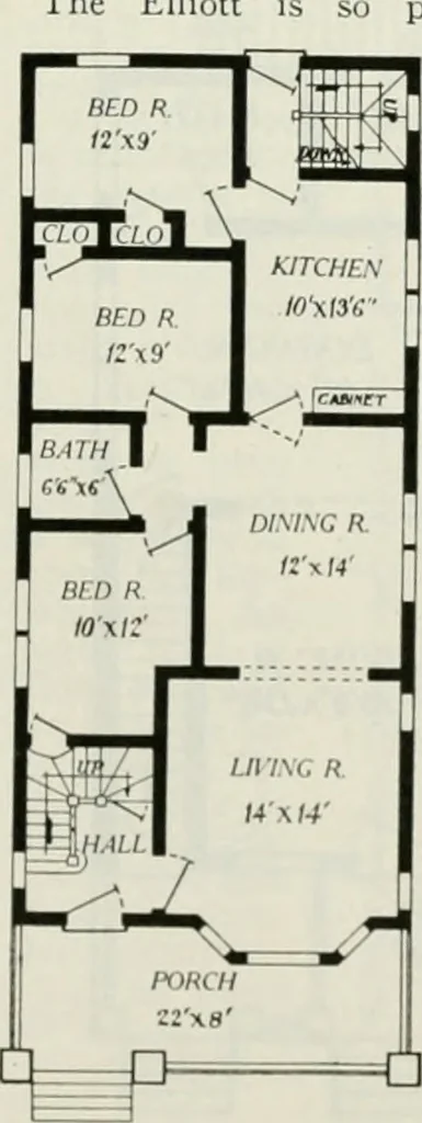An illustration from Aladdin homes : "built in a day" Catalog no. 29, 1917, leaf 100