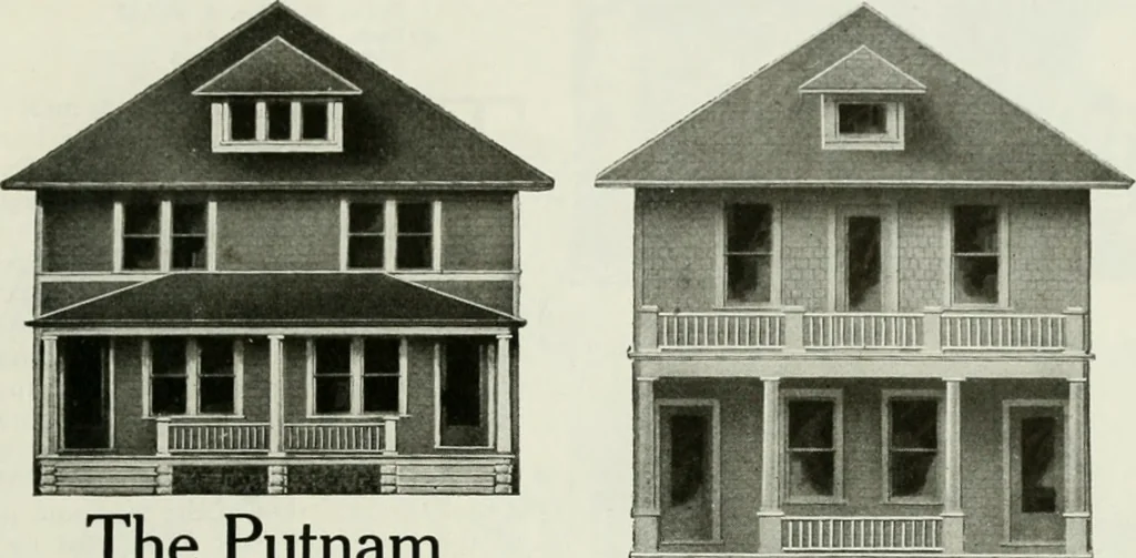 An illustration from Aladdin homes : "built in a day" Catalog no. 29, 1917, leaf 102