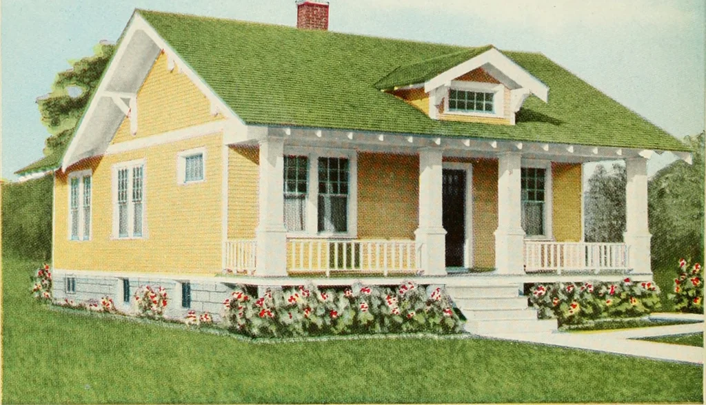 An illustration from Aladdin homes : "built in a day" Catalog no. 29, 1917, leaf 105
