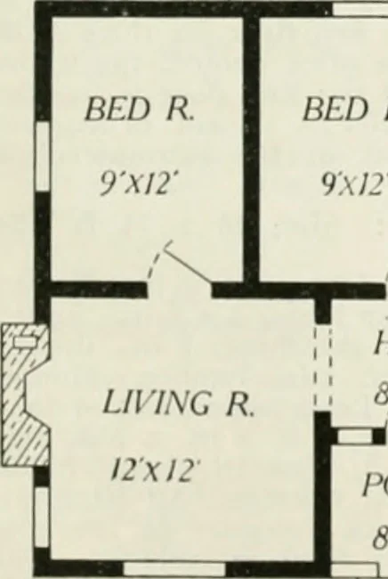 An illustration from Aladdin homes : "built in a day" Catalog no. 29, 1917, leaf 110