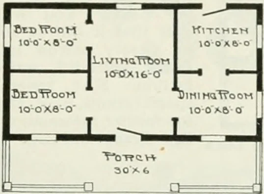 An illustration from Aladdin homes : "built in a day" Catalog no. 29, 1917, leaf 114