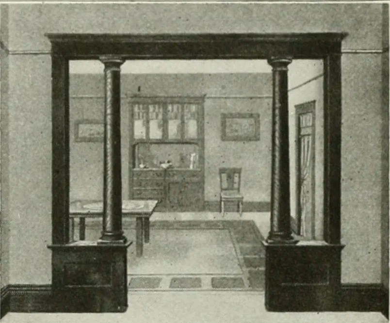 An illustration from Aladdin homes : "built in a day" Catalog no. 29, 1917, leaf 120