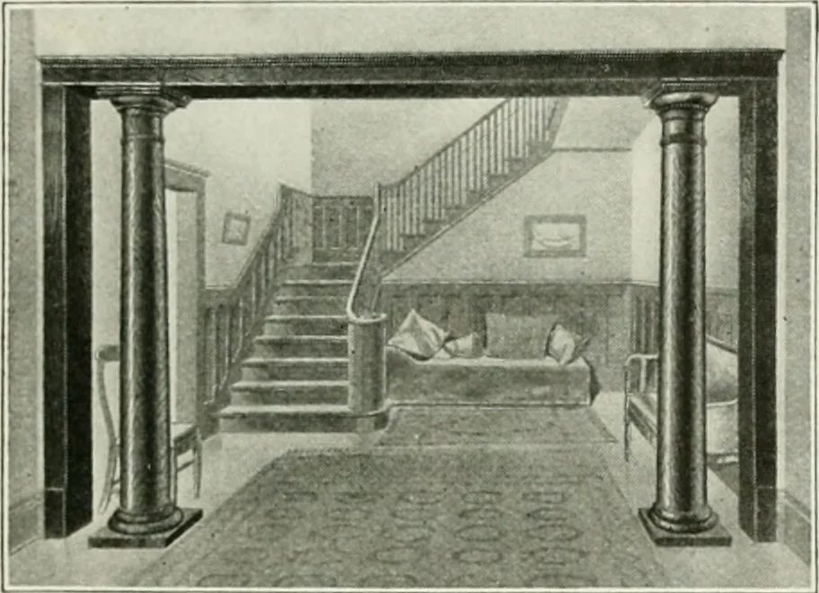 An illustration from Aladdin homes : "built in a day" Catalog no. 29, 1917, leaf 120