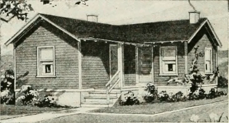 An illustration from Aladdin homes : "built in a day" Catalog no. 29, 1917, leaf 19