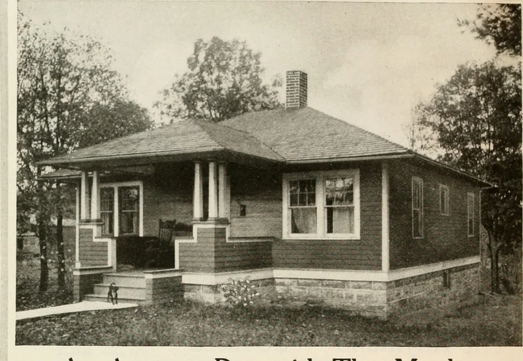 An illustration from Aladdin homes : "built in a day" Catalog no. 29, 1917, leaf 21