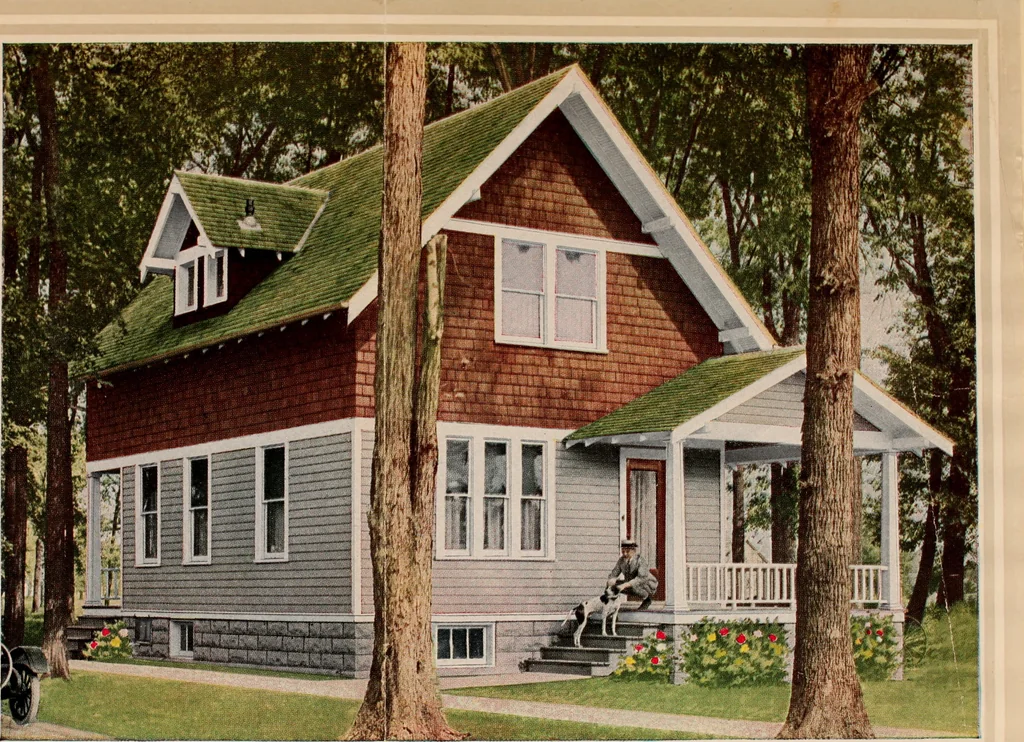 An illustration from Aladdin homes : "built in a day" Catalog no. 29, 1917, leaf 22