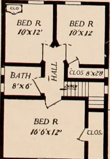 An illustration from Aladdin homes : "built in a day" Catalog no. 29, 1917, leaf 22