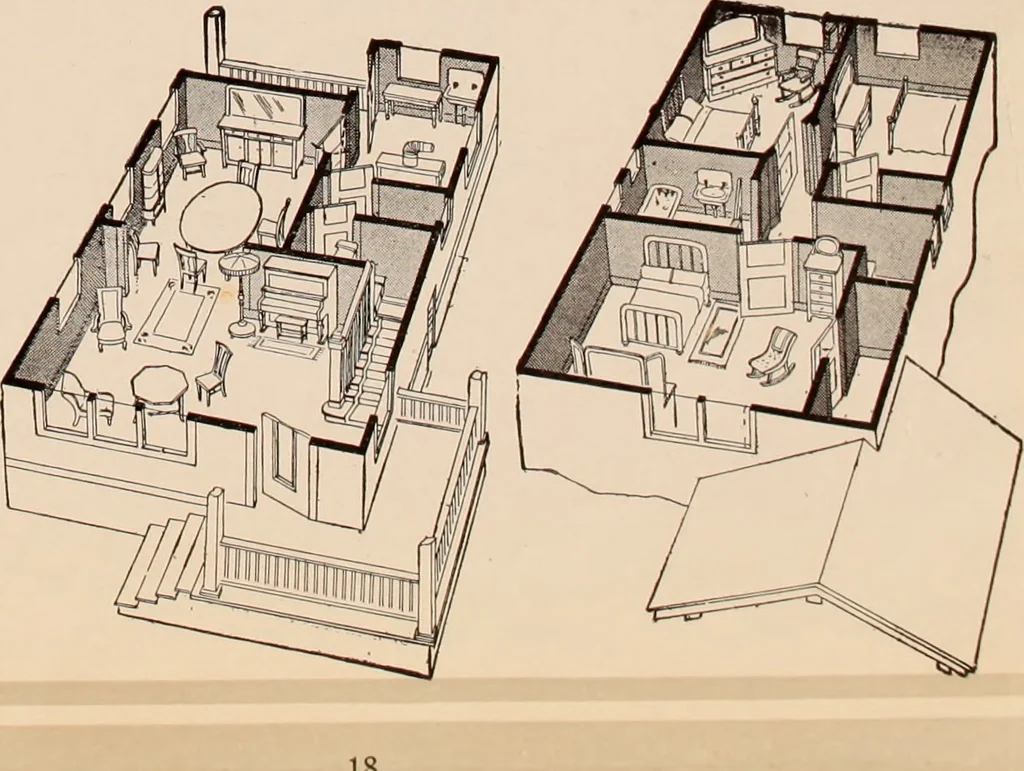 An illustration from Aladdin homes : "built in a day" Catalog no. 29, 1917, leaf 22