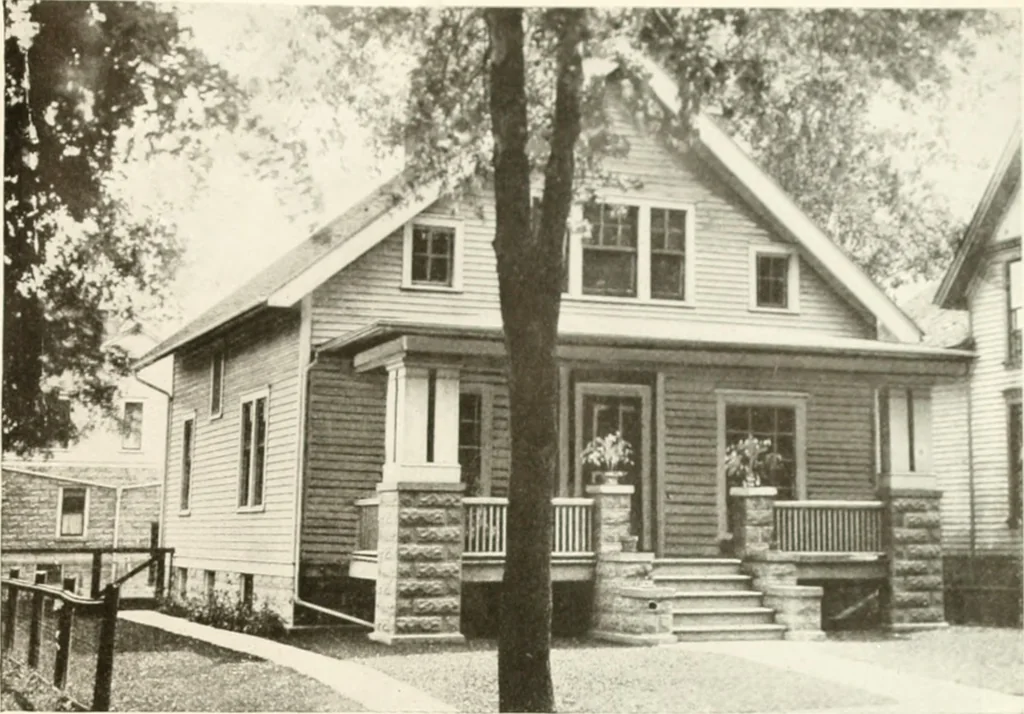 An illustration from Aladdin homes : "built in a day" Catalog no. 29, 1917, leaf 24