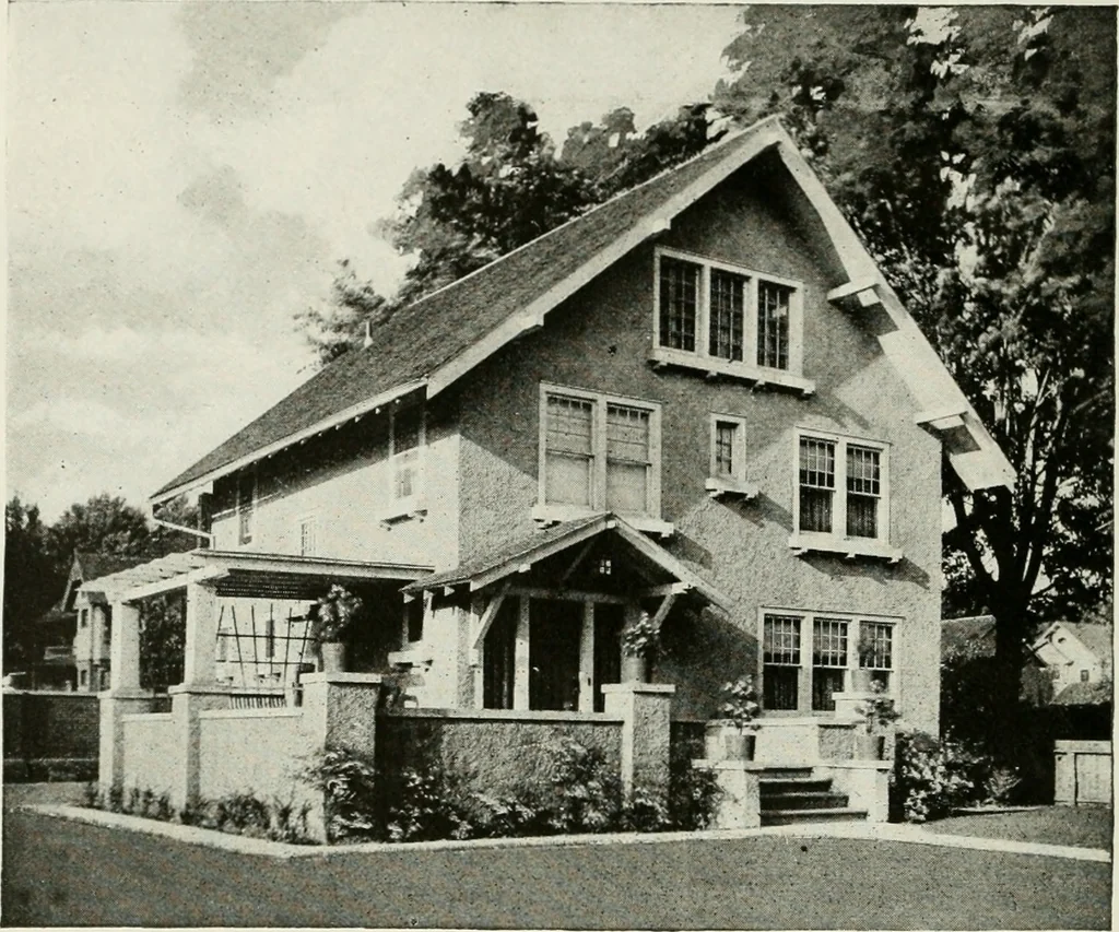 An illustration from Aladdin homes : "built in a day" Catalog no. 29, 1917, leaf 25
