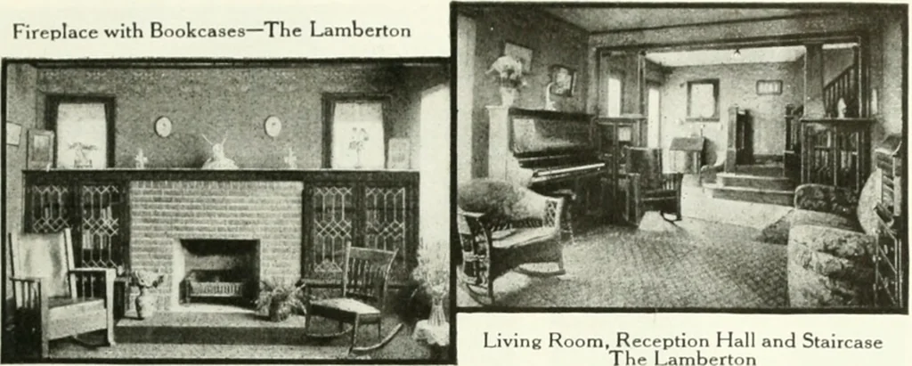 An illustration from Aladdin homes : "built in a day" Catalog no. 29, 1917, leaf 26