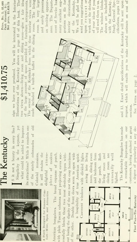 An illustration from Aladdin homes : "built in a day" Catalog no. 29, 1917, leaf 28
