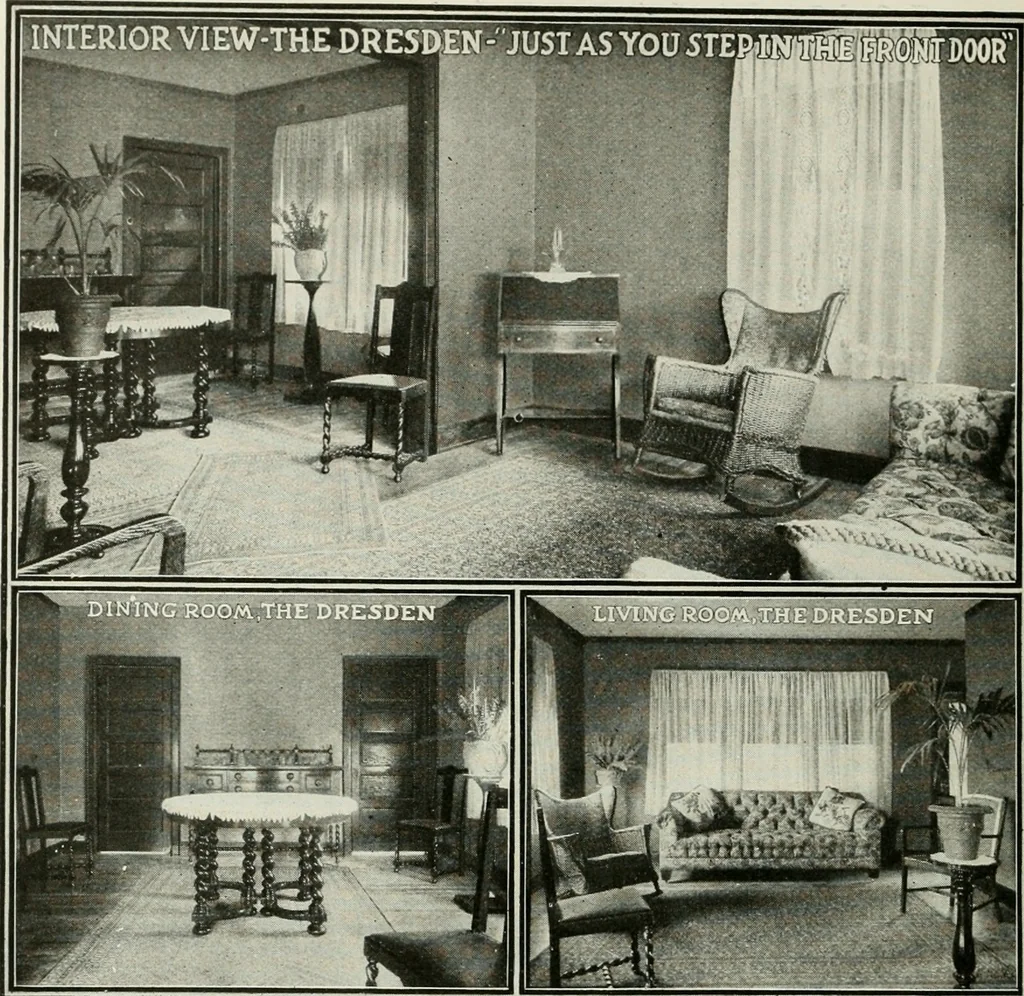 An illustration from Aladdin homes : "built in a day" Catalog no. 29, 1917, leaf 31