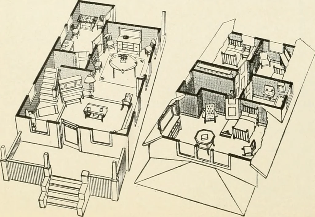An illustration from Aladdin homes : "built in a day" Catalog no. 29, 1917, leaf 33