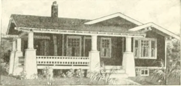 An illustration from Aladdin homes : "built in a day" Catalog no. 29, 1917, leaf 34