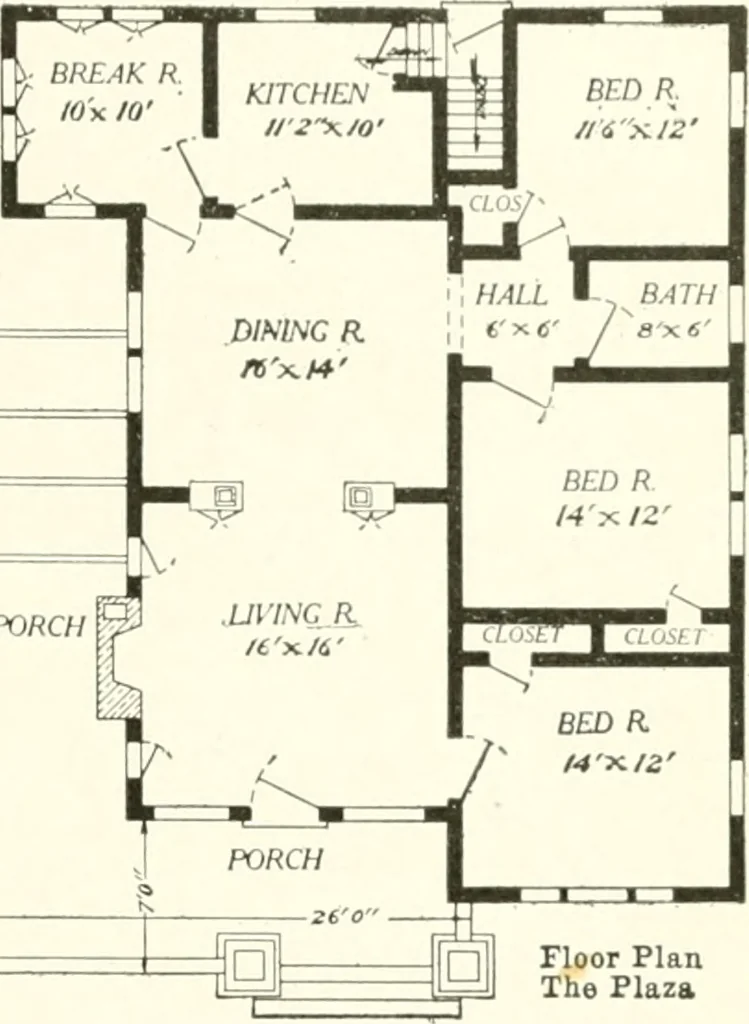 An illustration from Aladdin homes : "built in a day" Catalog no. 29, 1917, leaf 34