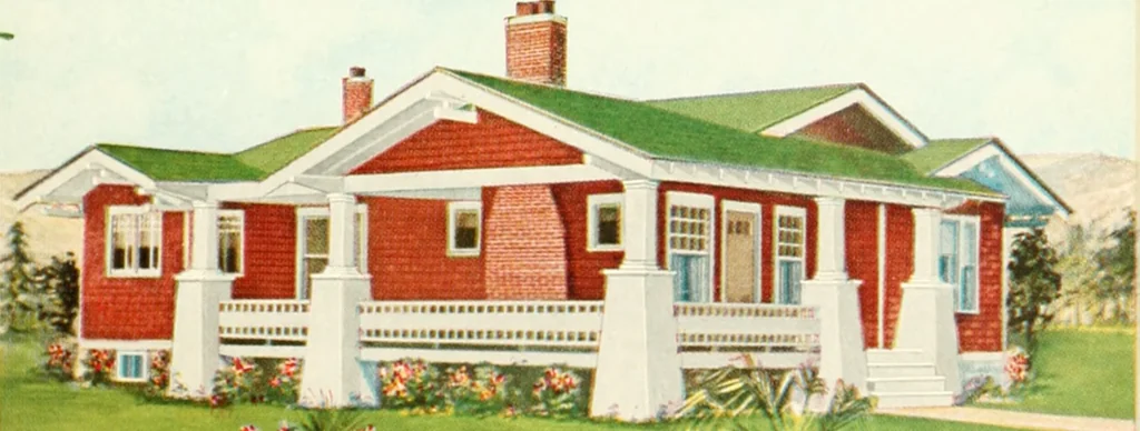 An illustration from Aladdin homes : "built in a day" Catalog no. 29, 1917, leaf 34