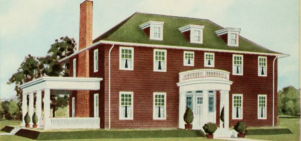 An illustration from Aladdin homes : "built in a day" Catalog no. 29, 1917, leaf 35