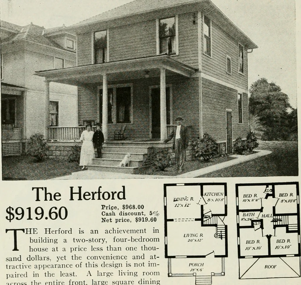 An illustration from Aladdin homes : "built in a day" Catalog no. 29, 1917, leaf 37