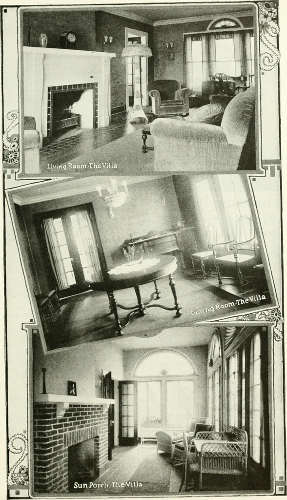 An illustration from Aladdin homes : "built in a day" Catalog no. 29, 1917, leaf 38