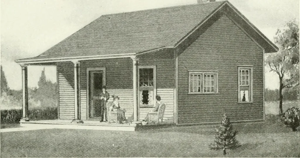 An illustration from Aladdin homes : "built in a day" Catalog no. 29, 1917, leaf 40