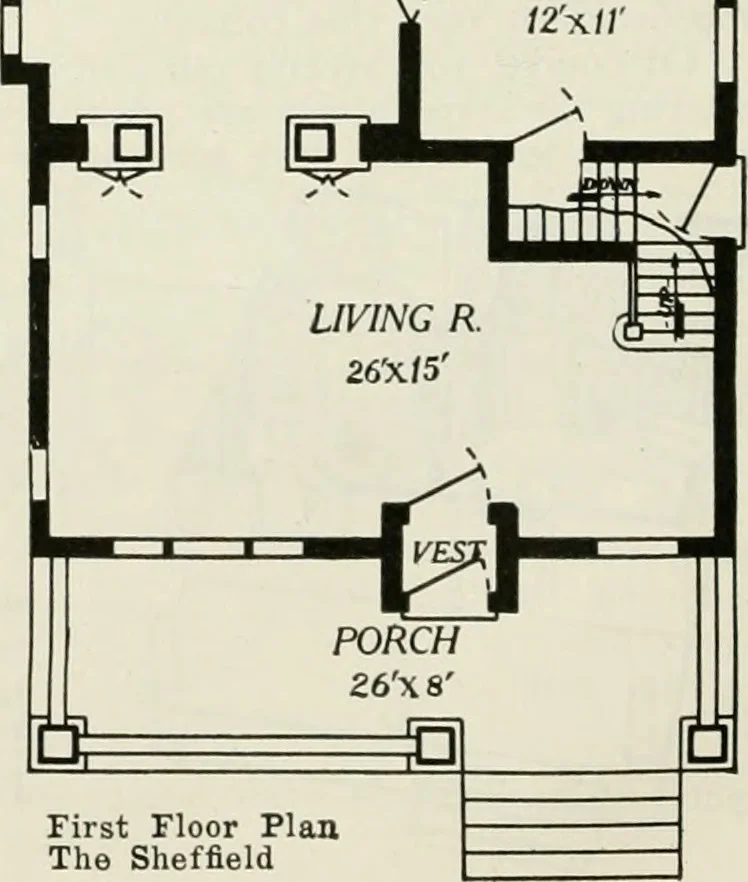 An illustration from Aladdin homes : "built in a day" Catalog no. 29, 1917, leaf 41