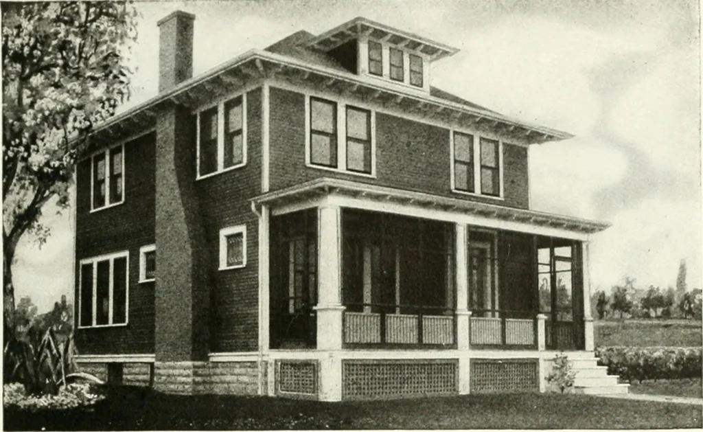 An illustration from Aladdin homes : "built in a day" Catalog no. 29, 1917, leaf 42