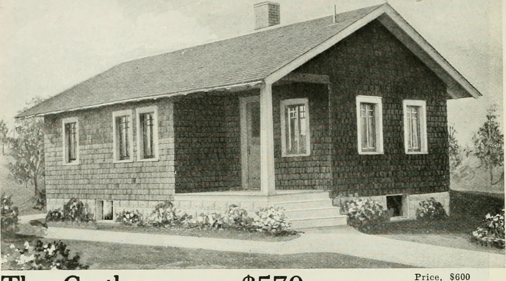 An illustration from Aladdin homes : "built in a day" Catalog no. 29, 1917, leaf 43