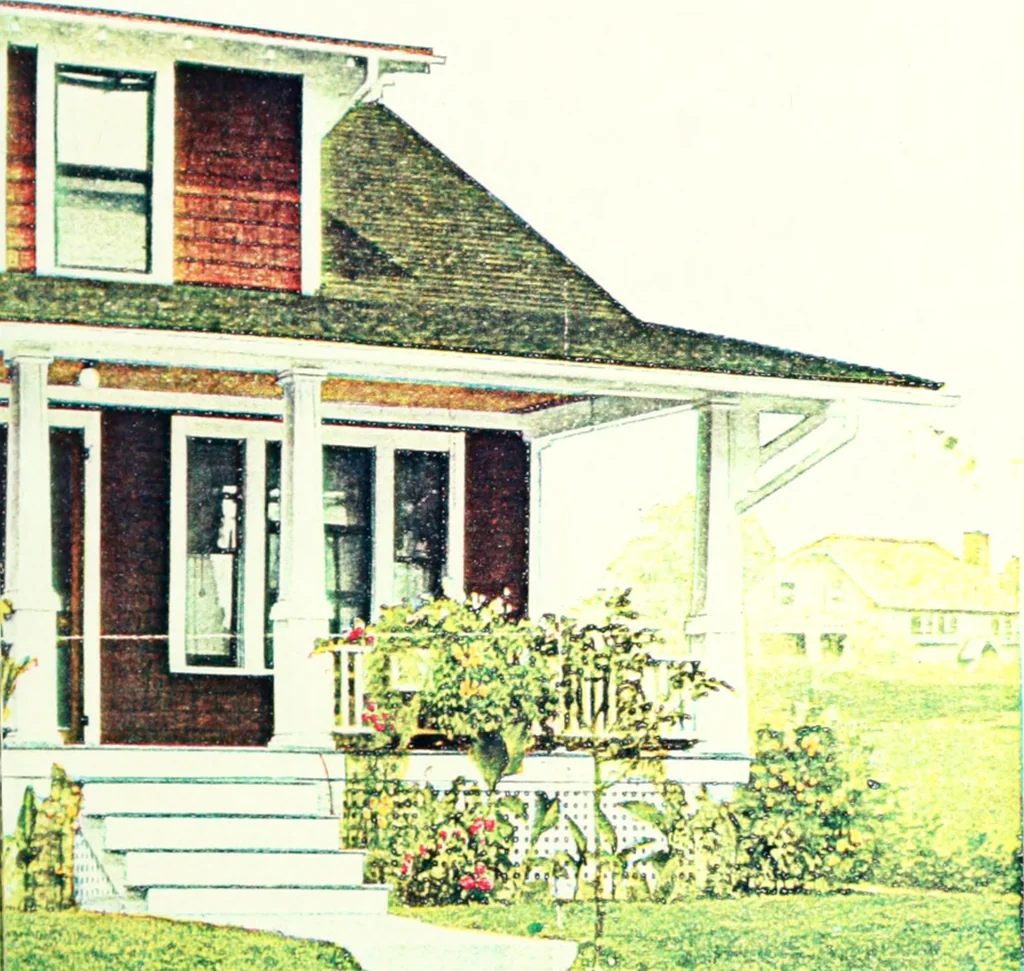 An illustration from Aladdin homes : "built in a day" Catalog no. 29, 1917, leaf 46