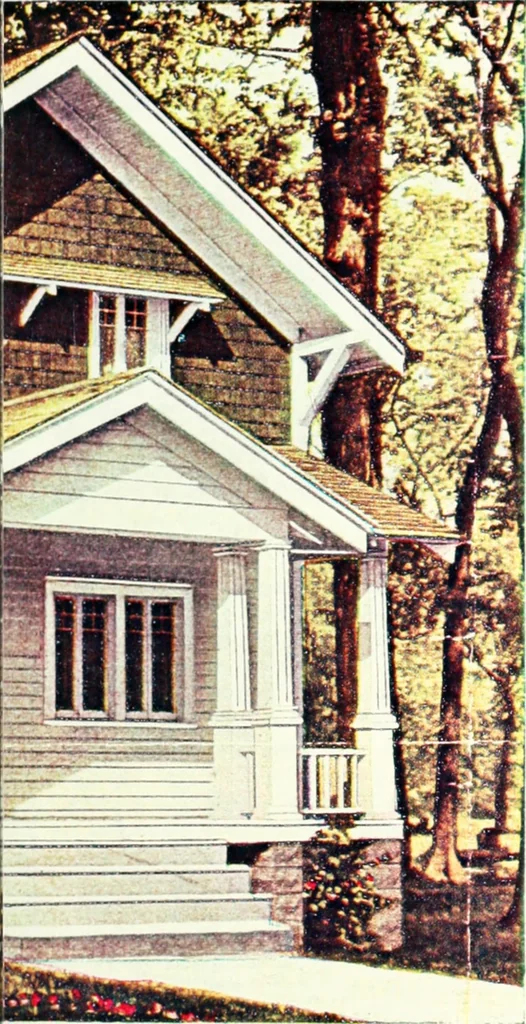 An illustration from Aladdin homes : "built in a day" Catalog no. 29, 1917, leaf 50