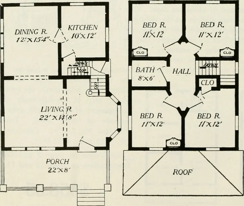 An illustration from Aladdin homes : "built in a day" Catalog no. 29, 1917, leaf 53