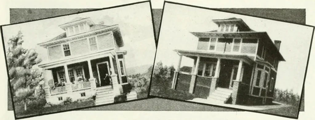 An illustration from Aladdin homes : "built in a day" Catalog no. 29, 1917, leaf 54