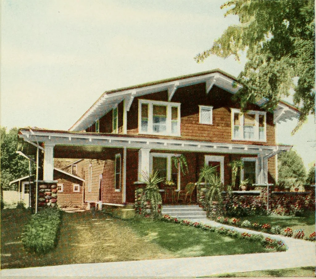An illustration from Aladdin homes : "built in a day" Catalog no. 29, 1917, leaf 63
