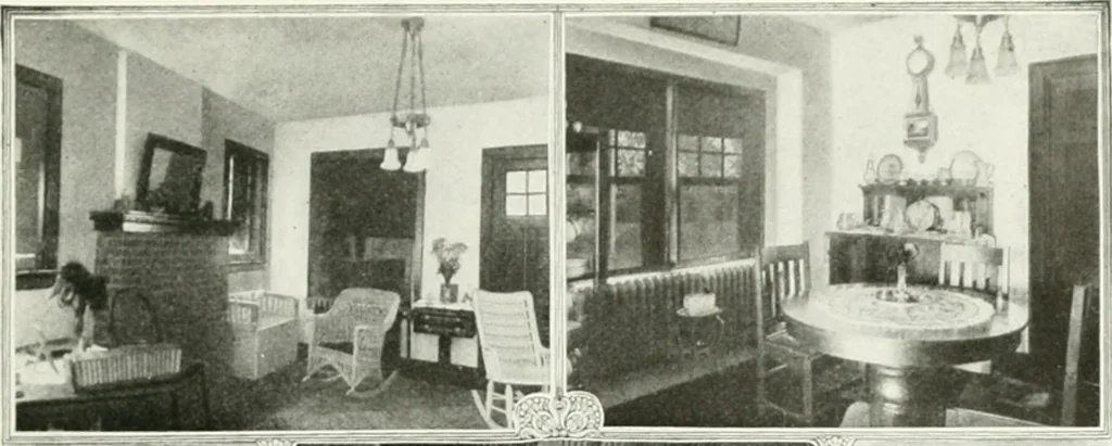 An illustration from Aladdin homes : "built in a day" Catalog no. 29, 1917, leaf 66